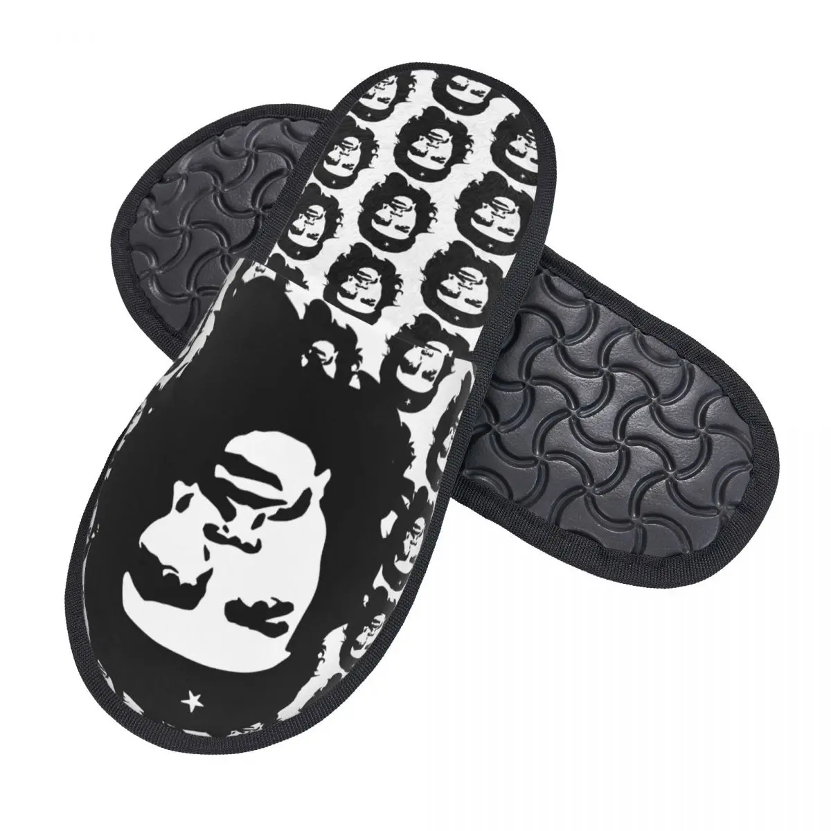 Custom Hero Che Guevara Memory Foam Slippers Women Soft Warm Cuba Cuban Socialism Freedom House Slippers