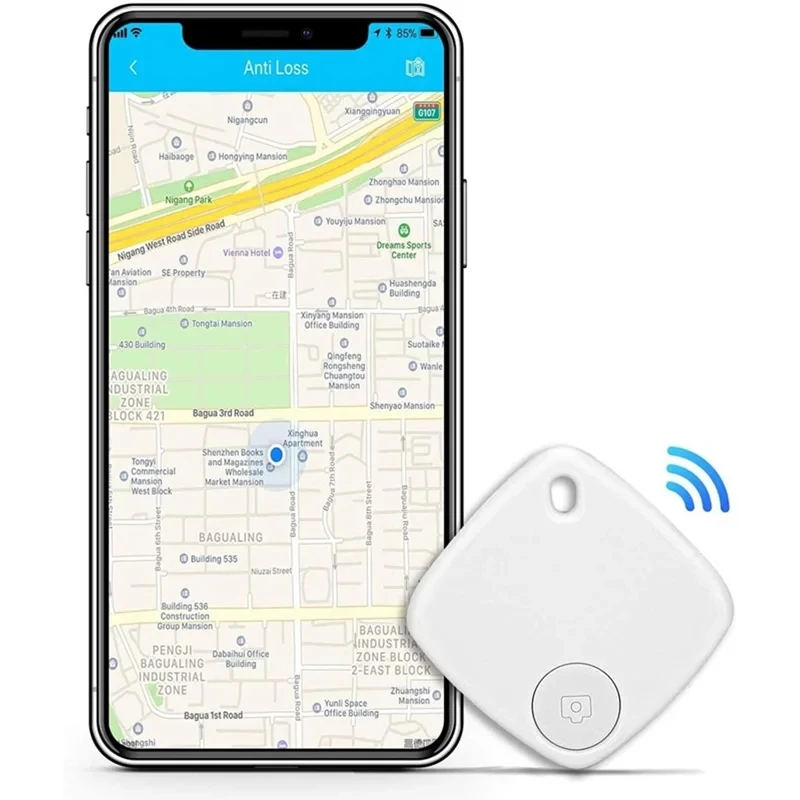 Inteligentny Lokalizator Anti-Lost Alarm Bezprzewodowy BT Tracker Telefon Rzeczy Portfel Dwukierunkowe Poszukiwanie Walizka Klucz Lokalizator Zwierząt Rejestrowanie Lokalizacji
