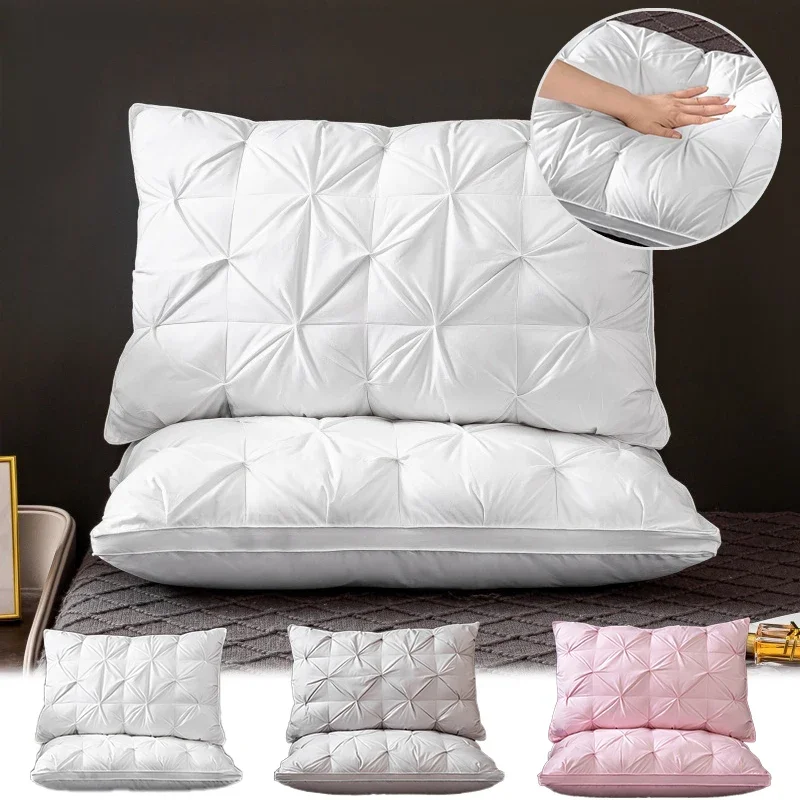 High Quality Health Pillow for Sleeping Cotton Pillowcase White Pillow Orthopedic Neck Pillows Suitable for Home Neck Pillow