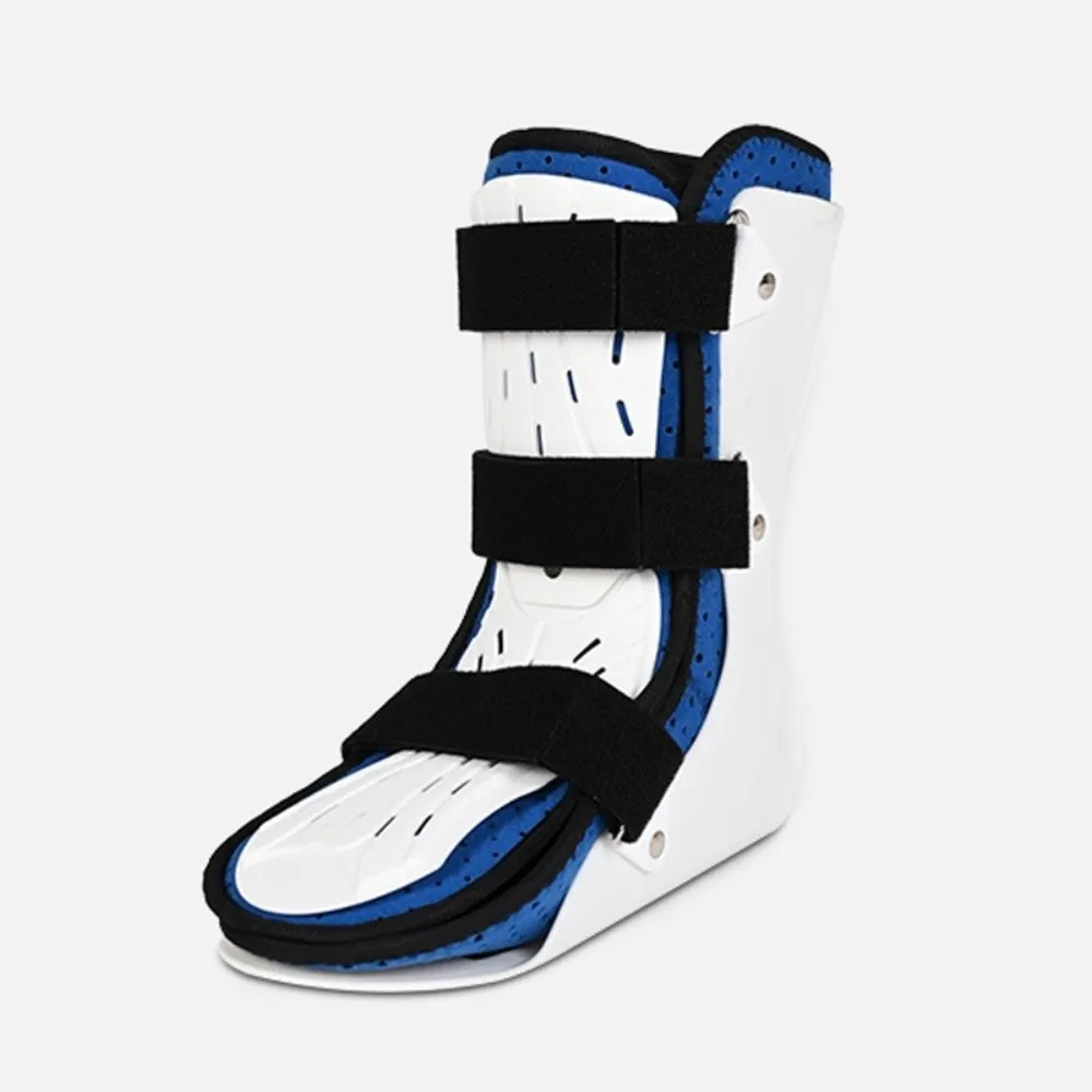 Atmungsaktive Knöchelbandage, verstellbare rutschfeste Sohle, Fußabfall-Korrektor, abnehmbarer Wadenbrech-Fixierer, Sprunggelenk, Varus Valgus