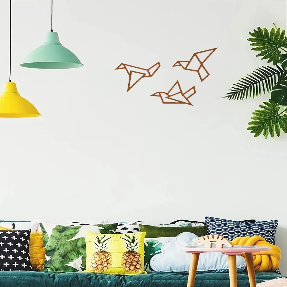 1 PC Mesmerizing Paper Crane Wall Decor – A Charming Element to Infuse Abundant Vitality into Home and Office