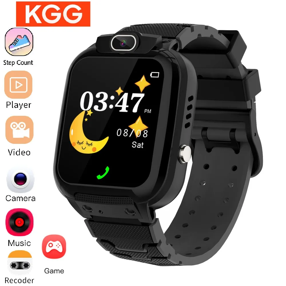 Smart Watch Kids 16 Games Camera Music Video Player 1.44' HD Screen  Smartwatch Recording Alarm Clock Boys Girls Birthday Gifts