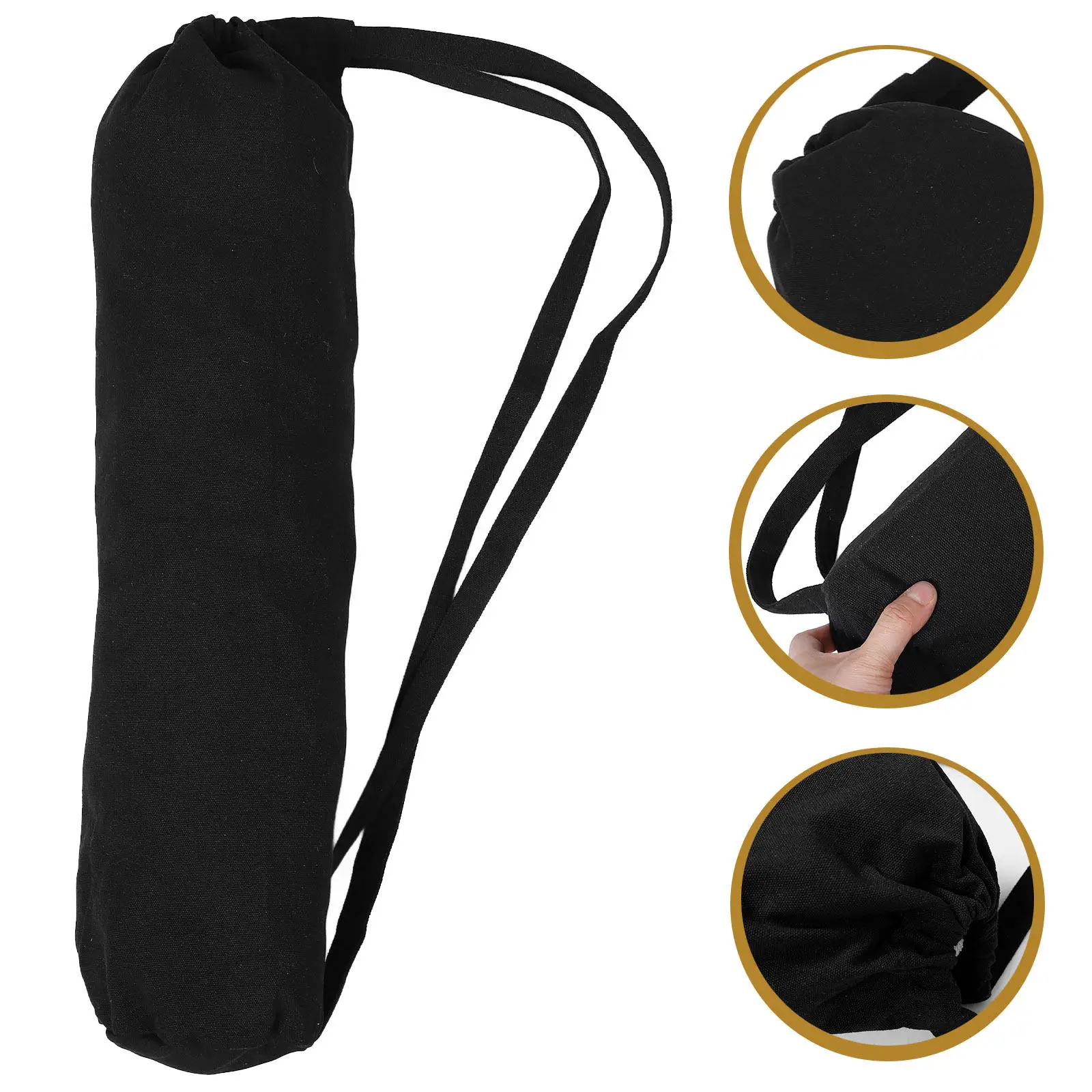 

Сумка для переноски коврика для йоги: вместительная, легкая, складная, с плечевым ремнем, из тканевого материала, незаменимая вещь для спортзала, для женщин и мужчин