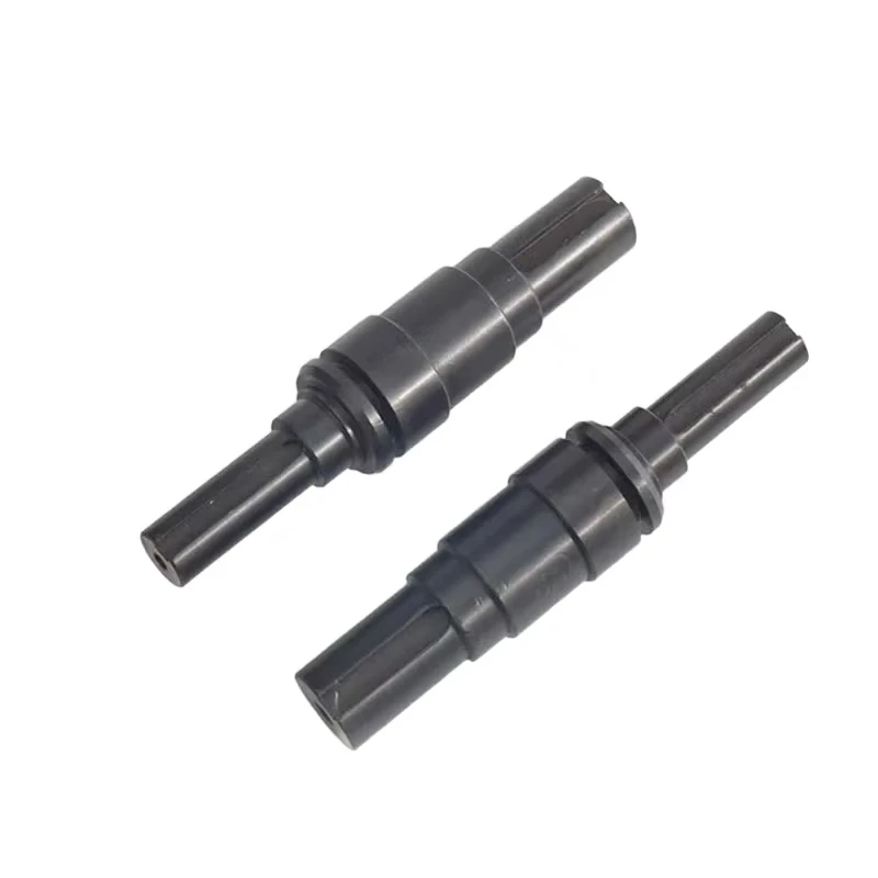 CNC machined stainless steel hollow threaded shaft rod special-shaped perforated threaded rod
