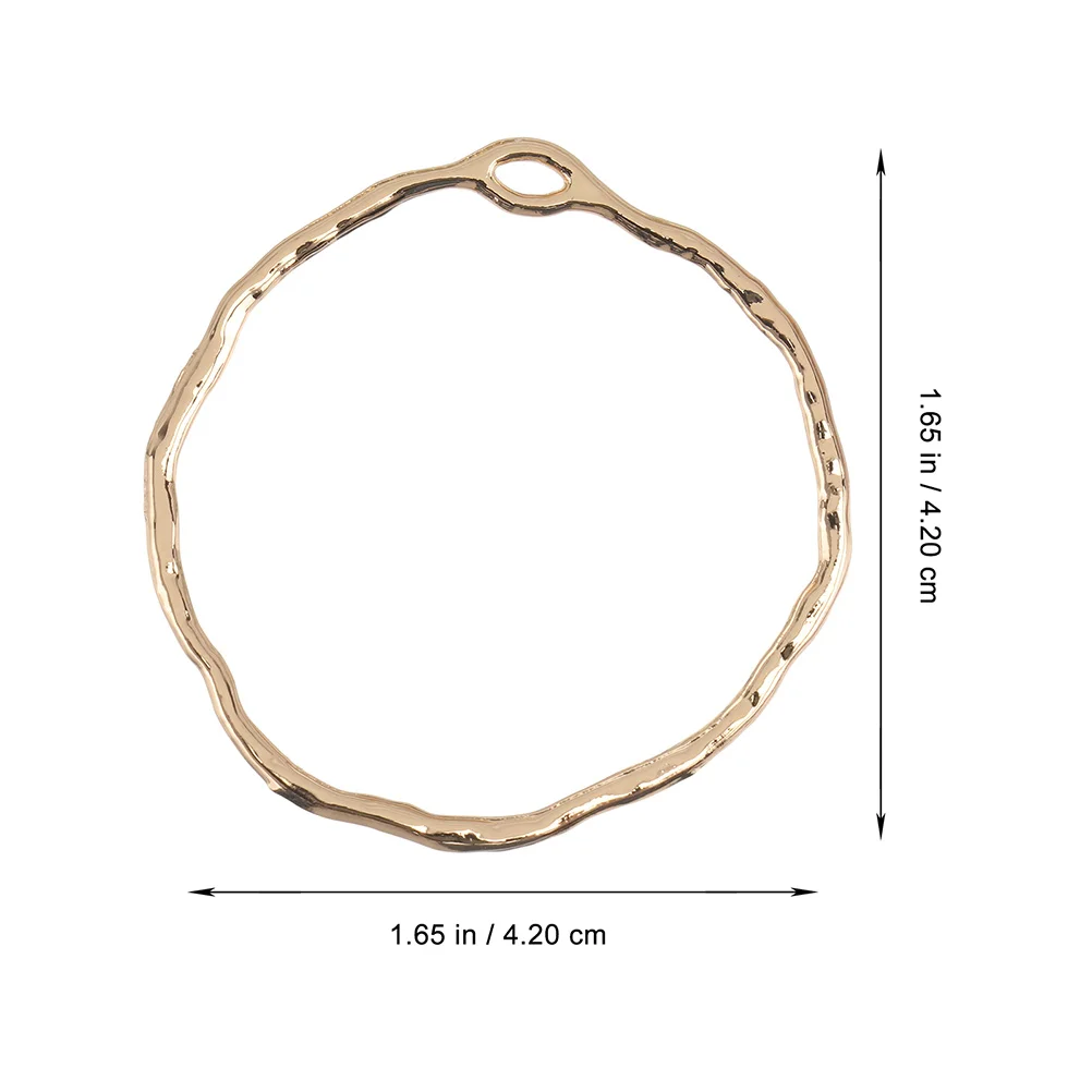 

10Pcs Alloy Jewelry Accessories Open Hollow Frame Pendants Bezels for DIY Resin Jewelry Craft Making Key Chains Charms