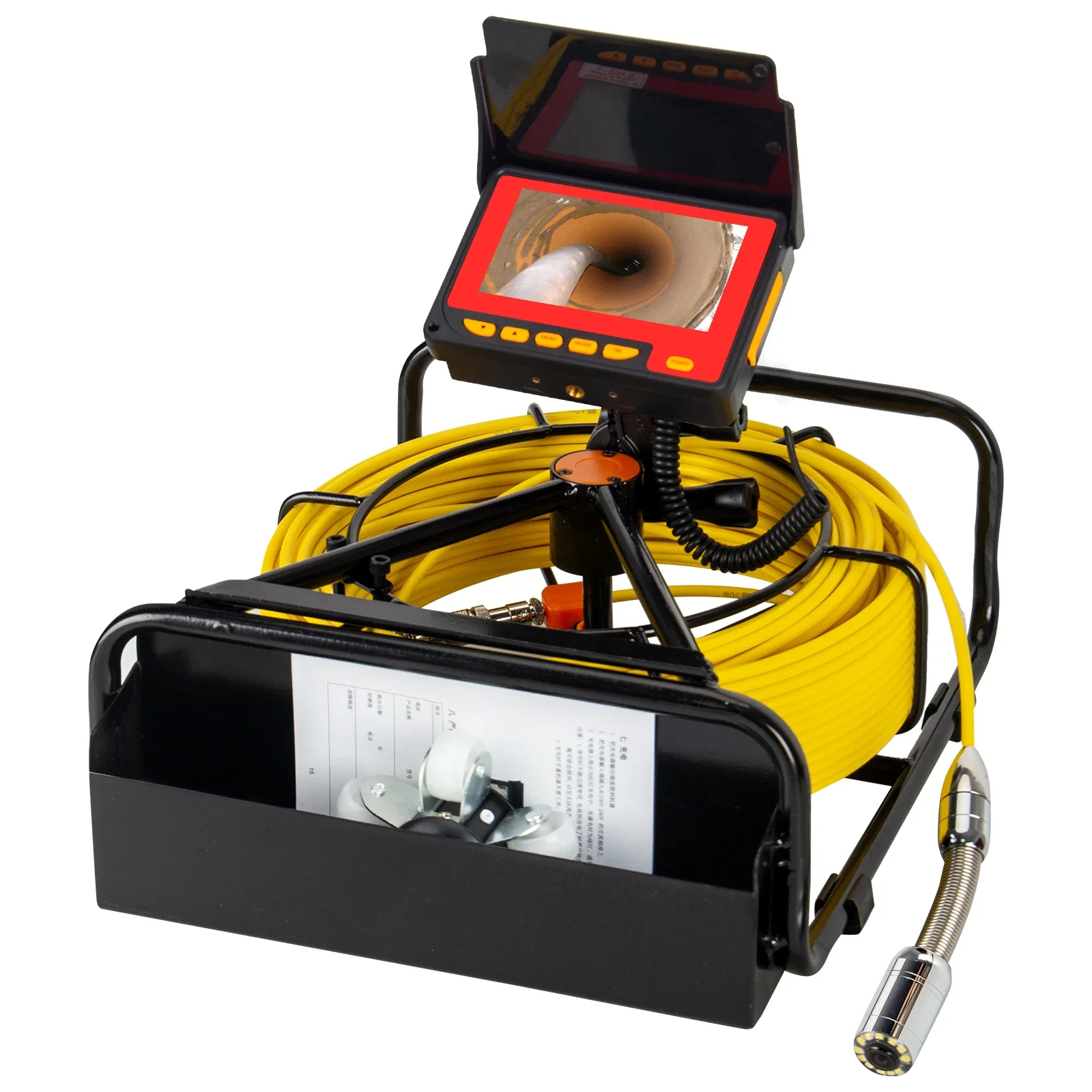 

20M Self Leveling Air Duct Water Pipe Inspection Equipment System Sewer Harbor Freight Sewer Plumbing