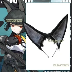 Hoshimi Miyabi Cosplay ZZZ Game Zenless Zone Zero Black Ears Hairpin Role Palying Holloween Party Roleplay Cosplay Props