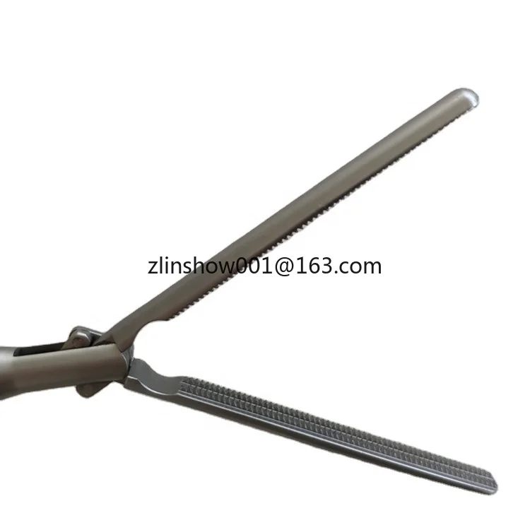 

10mm Reusable Stainless Steel Handle Surgical Laparoscopic Instruments long jaw Grasping Forceps