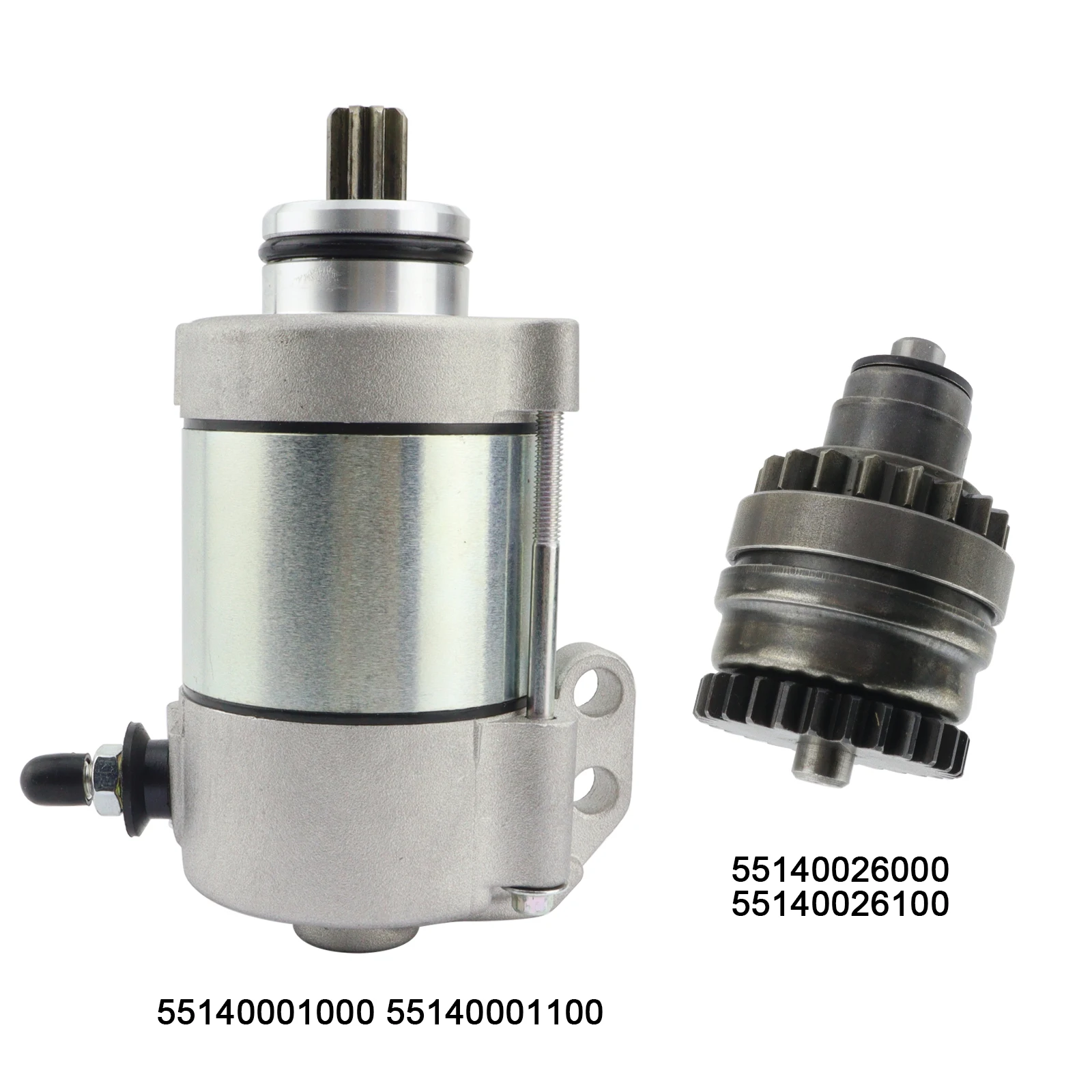 Rozrusznik 410W i zestaw Bendix do KTM 200 250 300 XC XC-W EXC EXC-E do HUSABERG do HUSQVARNA TE 250 TE300 OEM: 55140001100
