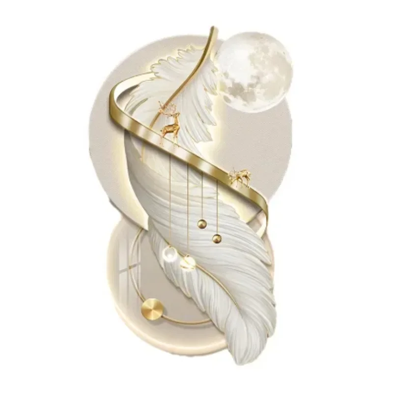 

Modern Luxury Feather Animal Light Emitting Diode