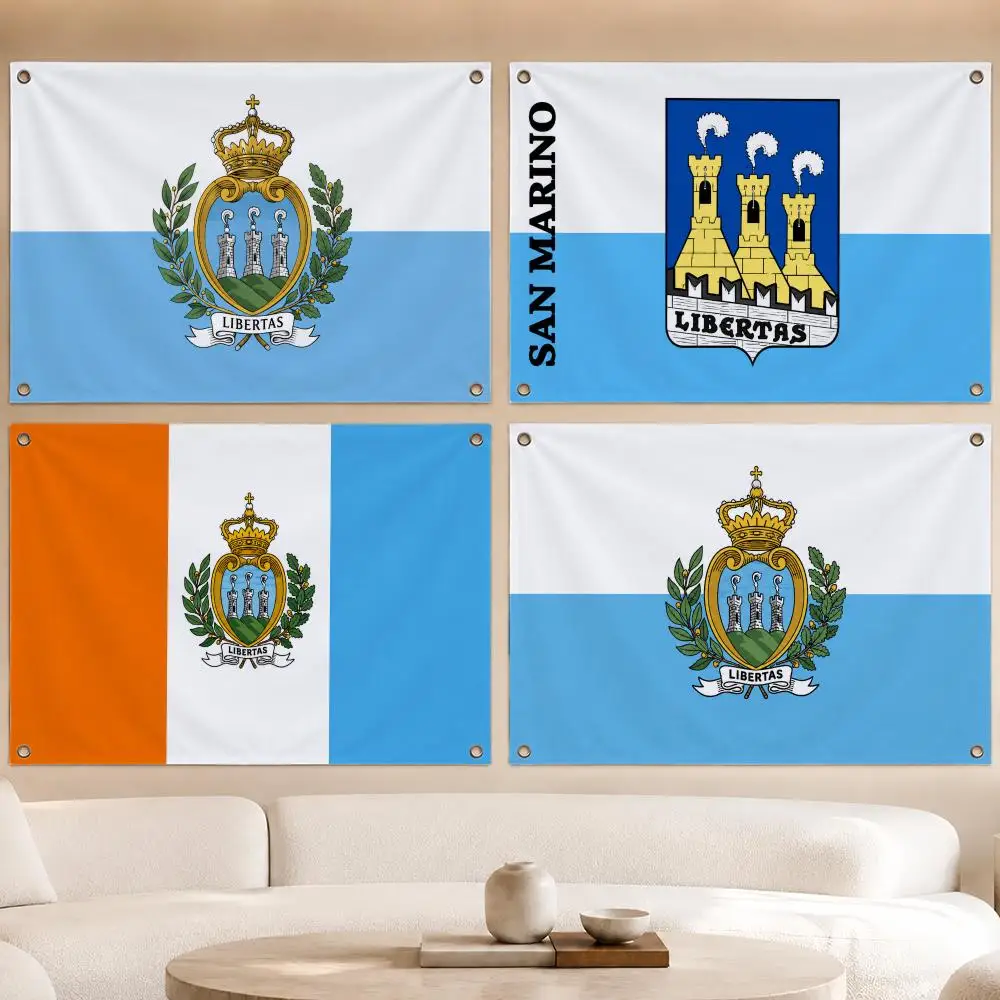 Flag San Marino flag Flags decor flag banner,wall hanging flag,indoor outdoor wall decor,yard garden porch patio