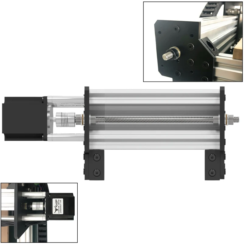 BulkMan3D Latest V2.2 WorkUltra CNC Router Machine Screw Driven 4-Axis High Precision Engraver for Wood Metal Acrylic Milling