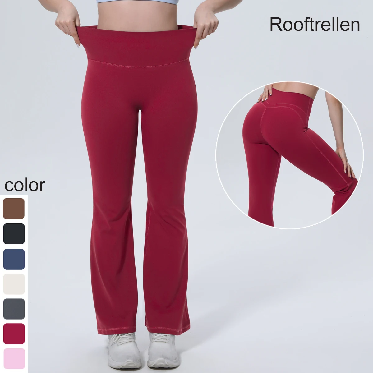 Atmungsaktive, schnell trocknende Yoga-Hose für Damen, Sommer-Gym-Push-Up-Sport-Schlaghose, Laufhose, Radhose, Peach Butt Yoga-Hose