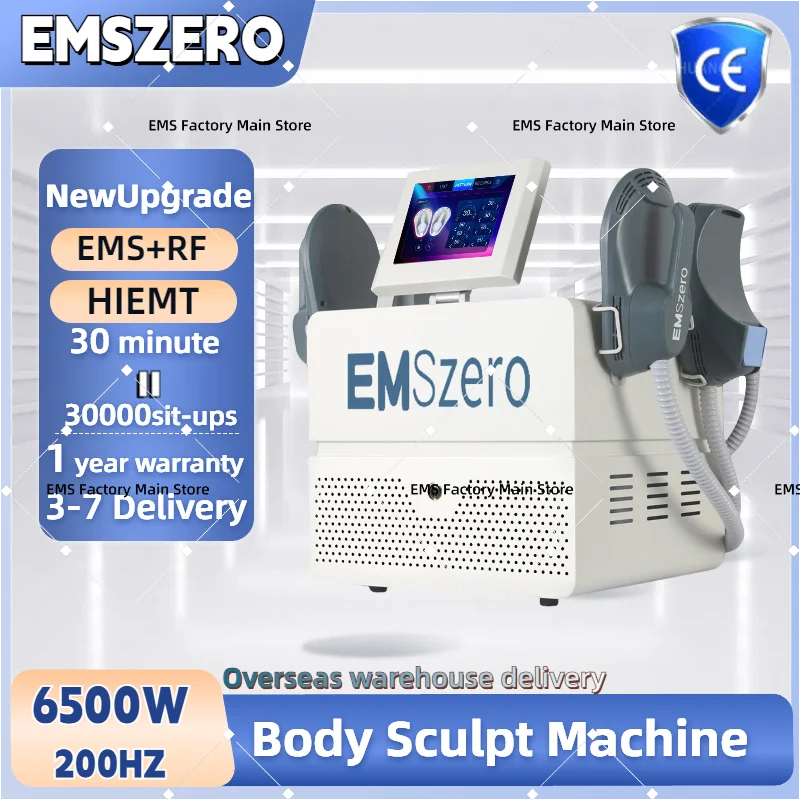 

EMSzero Neo 15 Tesla 6500W Hi-Emt EMS Portable Muscle Slimming And Weight Loss Engraving Body Sculpting Machine Salon