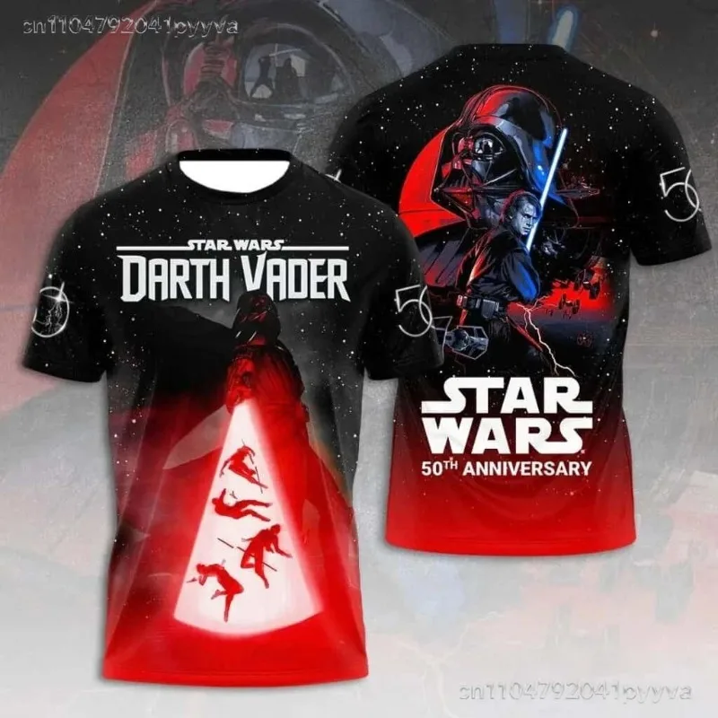 camiseta-do-50º-aniversario-de-star-wars-camiseta-masculina-e-feminina-para-festas-casuais-e-eventos-tematicos-roupas-estampadas-de-verao-com-manga-curta