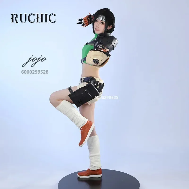 

Игра VII RE Yuffie Kisaragi Косплей Костюм для взрослых Аниме Одежда Обувь Хэллоуин Вечеринка Ролевая игра Comic Con Сексуальный комплект