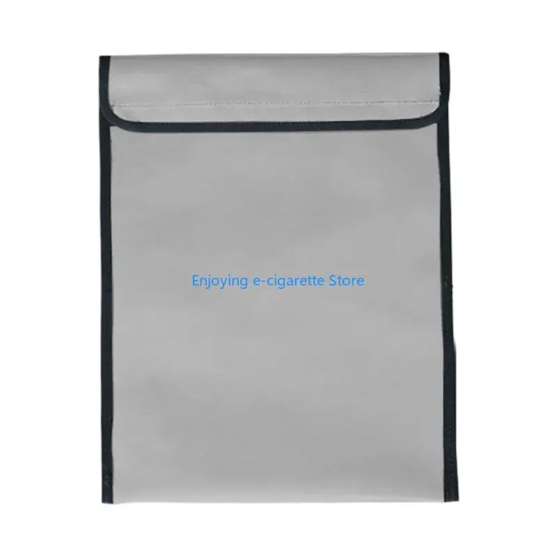 Fireproof Fiberglass Document Bag Waterproof Heat Insulation File Pouches For Important Files Cash Jewelry Valuables Y4QF