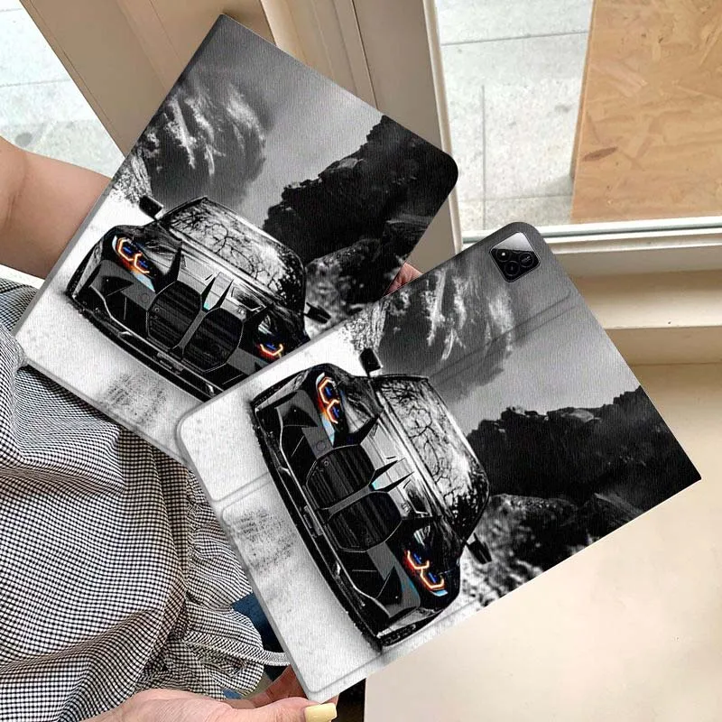 

Neon Black Sports Car Tablet Case For Xiaomi Redmi Mini Pad SE K 2 4 5 6 7 8 2023 2025 11 8.8 11.2 10.1 Pro Gift