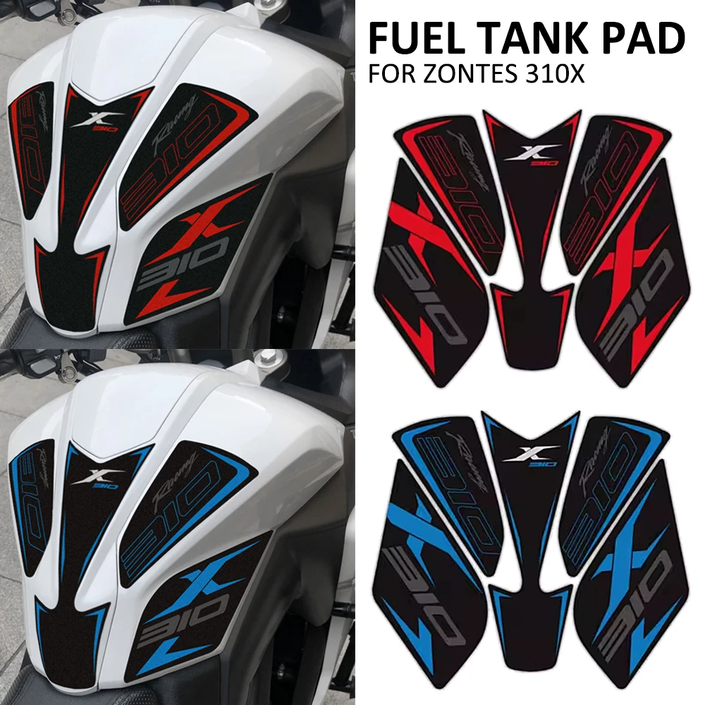 

New For Zontes ZT310X ZT 310 X 310X Motorcycle Anti Slip Fuel Oil Tank Pad Side Knee Grip Decal Protector Sticker Pads