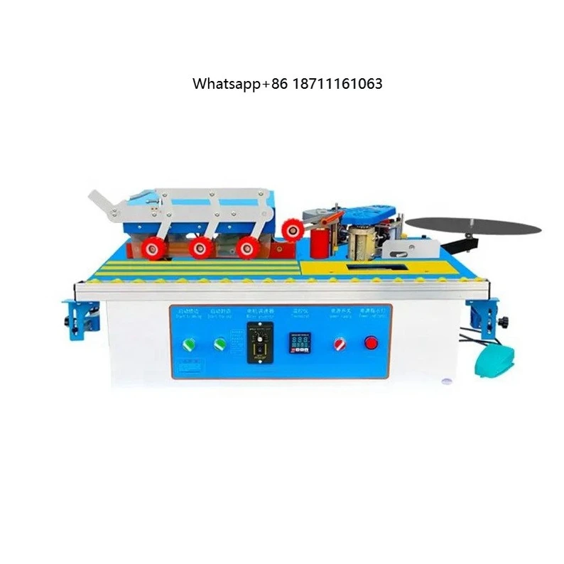 Semi Automatic Woodworking Edge Banding Machine MDF Production Motor Gearbox Portable Electric 220V/110V