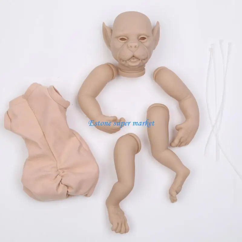 

090B 18 Inches Newborn Dolls Kits Parts Unfinished DIY Unpainted Blank Dolls Fittings