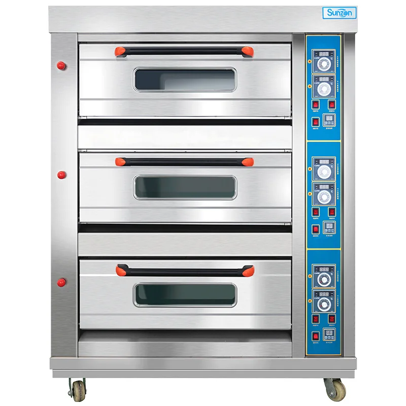 Sanying Professional Bakery Equipment 3 Layers Large Capacity Bread Baker Baking Cake Pizza Oven