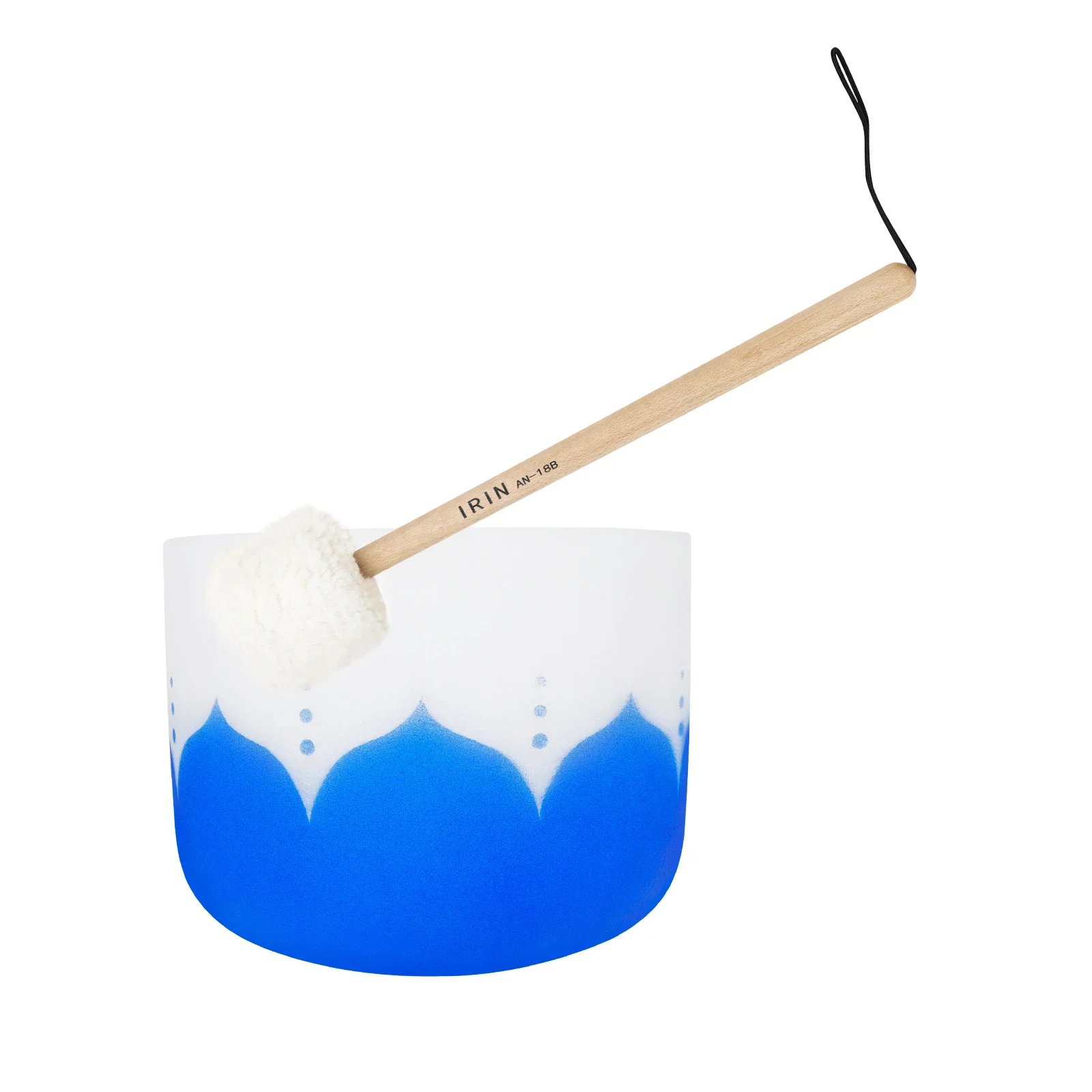 IRIN Professional Sound Healing Gong Mallet Beech Handle Lamb Wool Felt Head for Singing Bowl Meditation Percussion Accessories