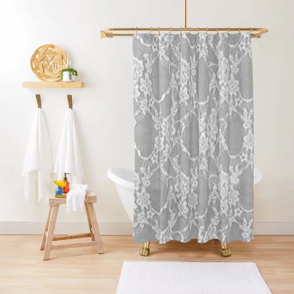 

Beautiful White Lace One Shower Curtain Funny Shower Anime Bathroom Cute Shower For The Bathroom Curtain