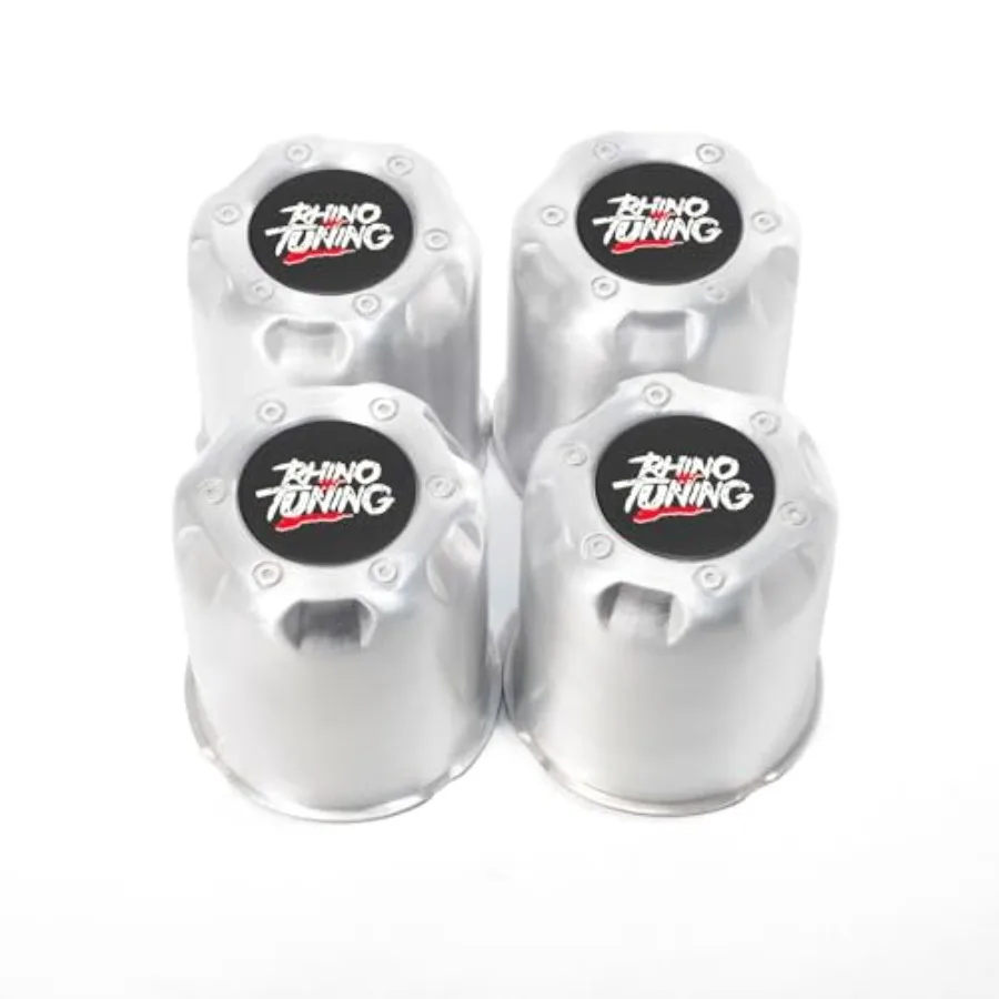 

4 PCS 3.27 in Aluminum Trailer Wheel Center Caps for Trailer Truck SUV RV Rim Center Holes Silver Push Through Hub Caps 3.72 in