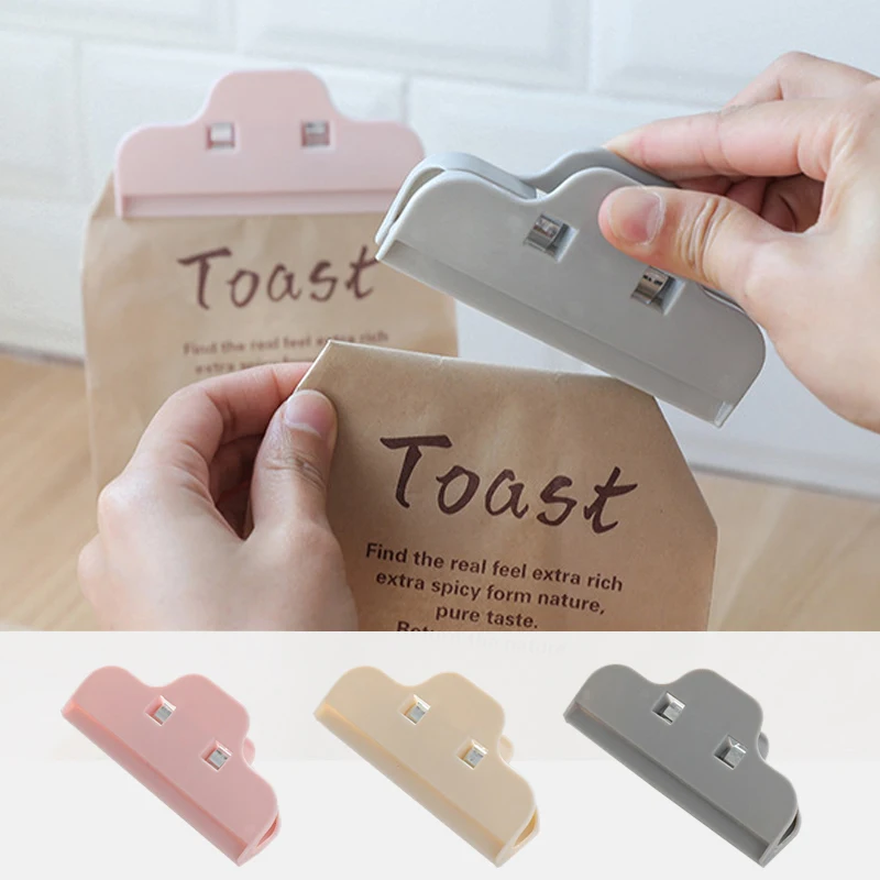 

2PCS Storage Sealing Clip Strong Sealing 10*5cm Milk Tea Sealer Food Sealer Clip Kitchen Gadget Trending Food Storage
