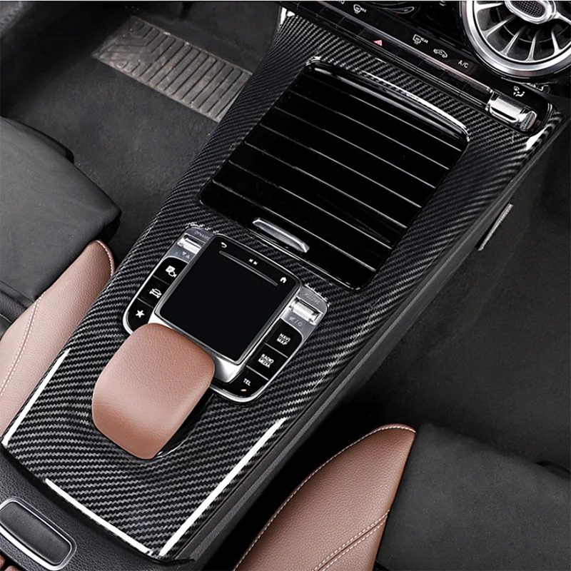 Gear Shift Panel Center Console Cover Trim Frame For Mercedes Benz A-Class A180L A200L 2019-2021