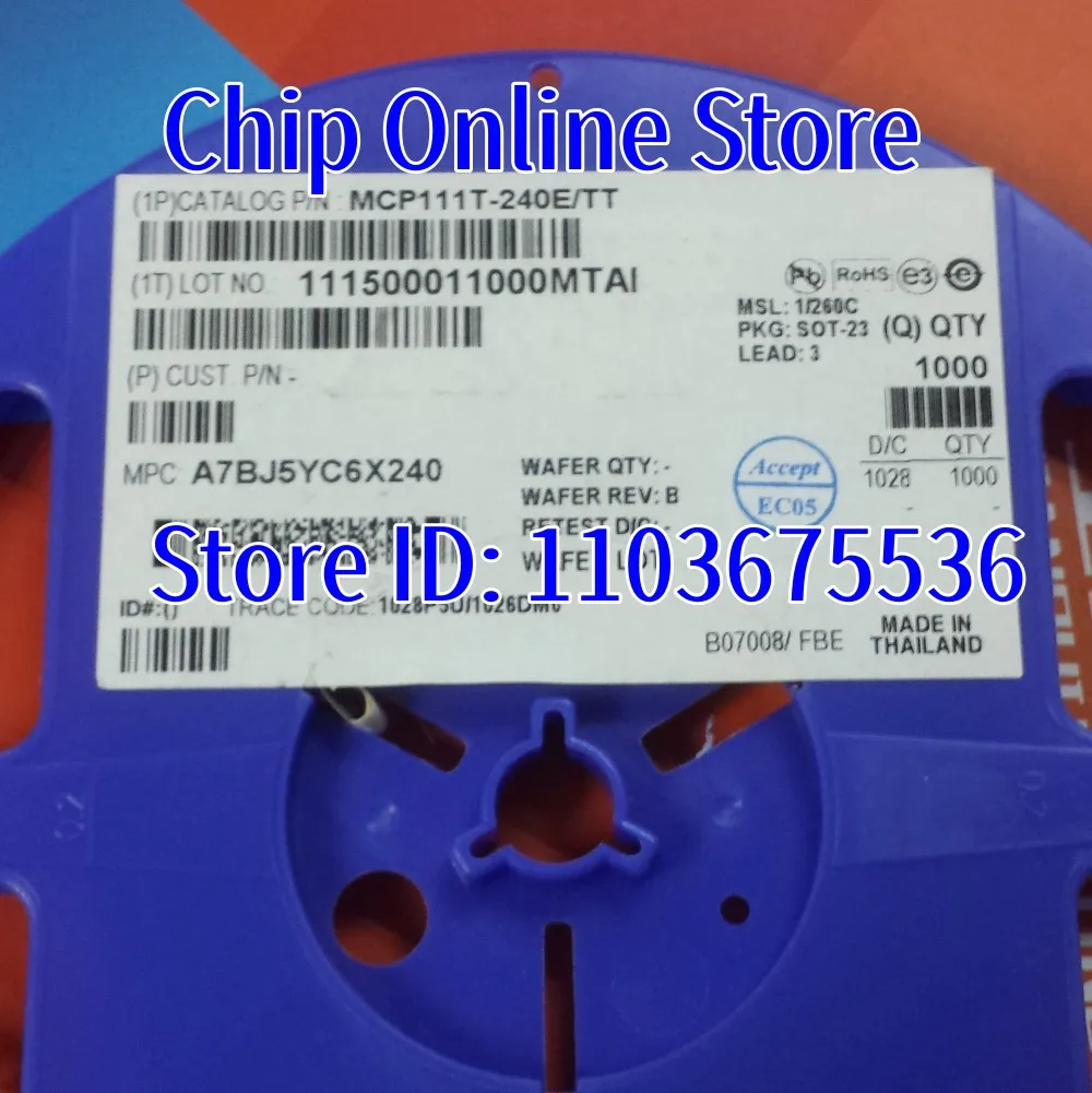 

5~100 шт. MCP111T-240E/TT MCP111T MCP111 SOT23-3 Новый Оригинальный Детектор Напряжения
