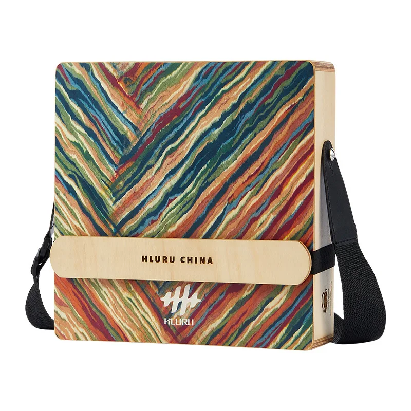 طبلة كاجون خشبية من Hluru للسفر، طبلة صندوقية محمولة، طبلة بانجو، آلة موسيقية