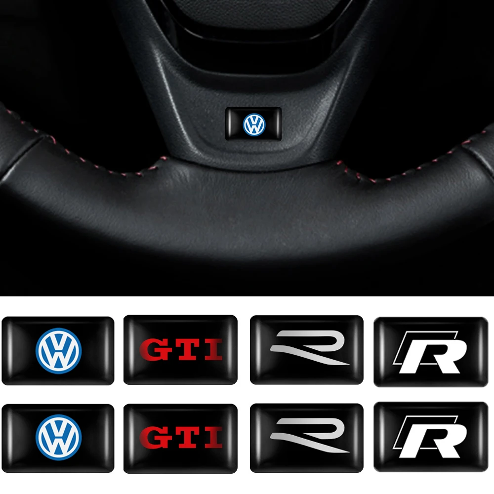10/20Pcs 3D Car Styling Epoxy Emblem Sticker Badge Decoration Decal Sticker For Volkswagen VW Golf 6 7 MK4 TSI TDI Magotan B5