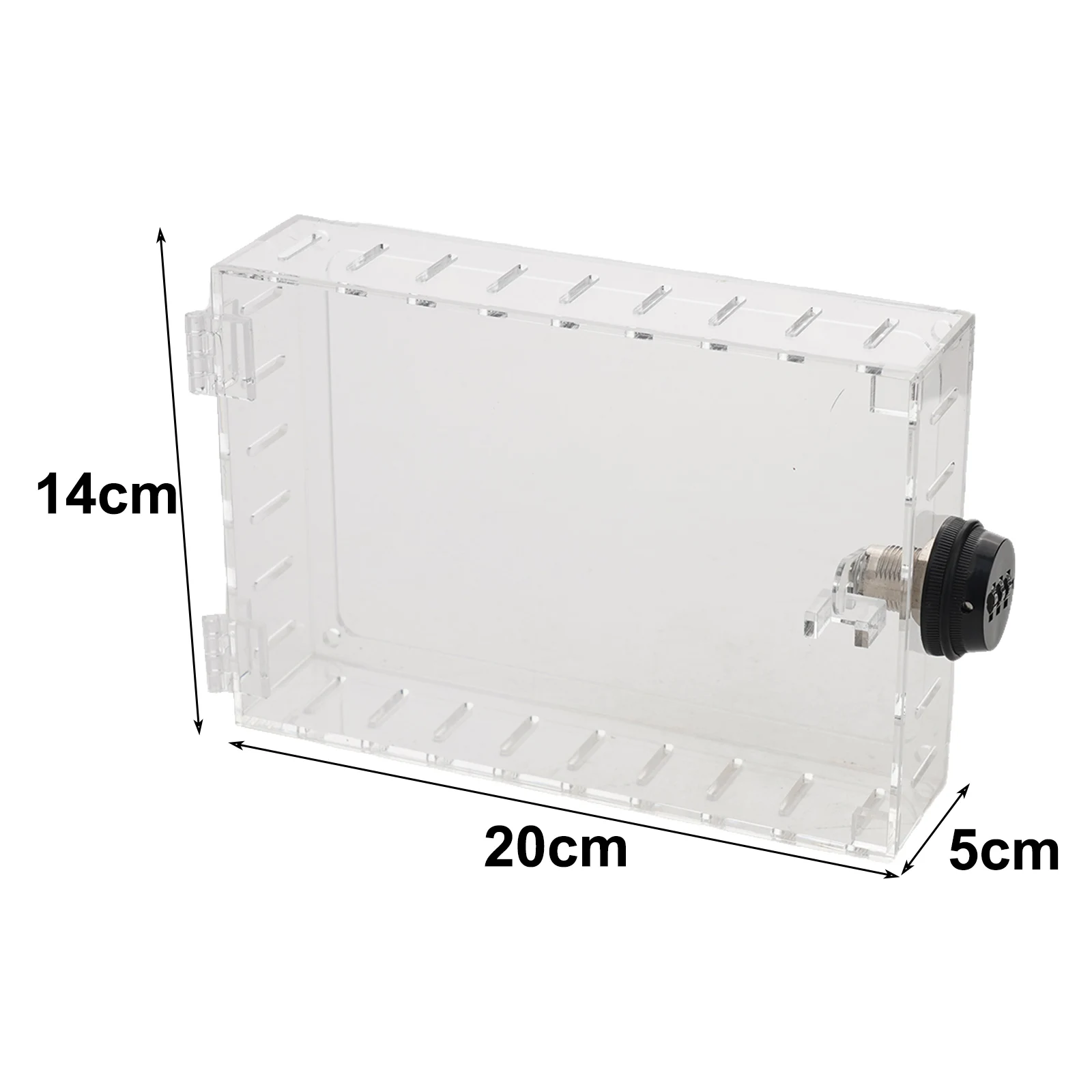 

Secure your thermostat with the Acrylic Thermostat Lock Box featuring a combination lock for maximum security and convenience