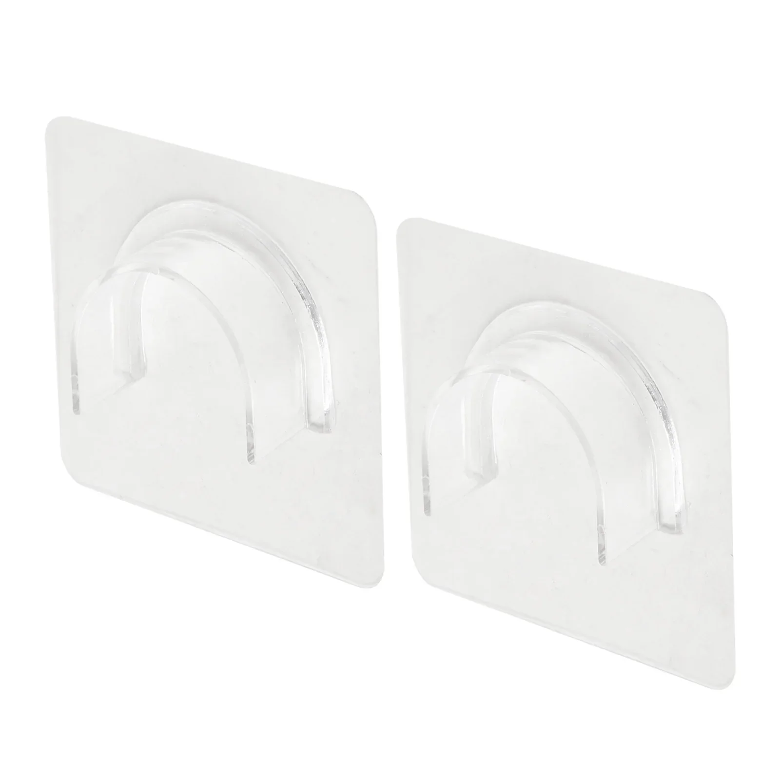 Rideau de douche adhésif en plastique transparent, support le plus récent, prompt ket