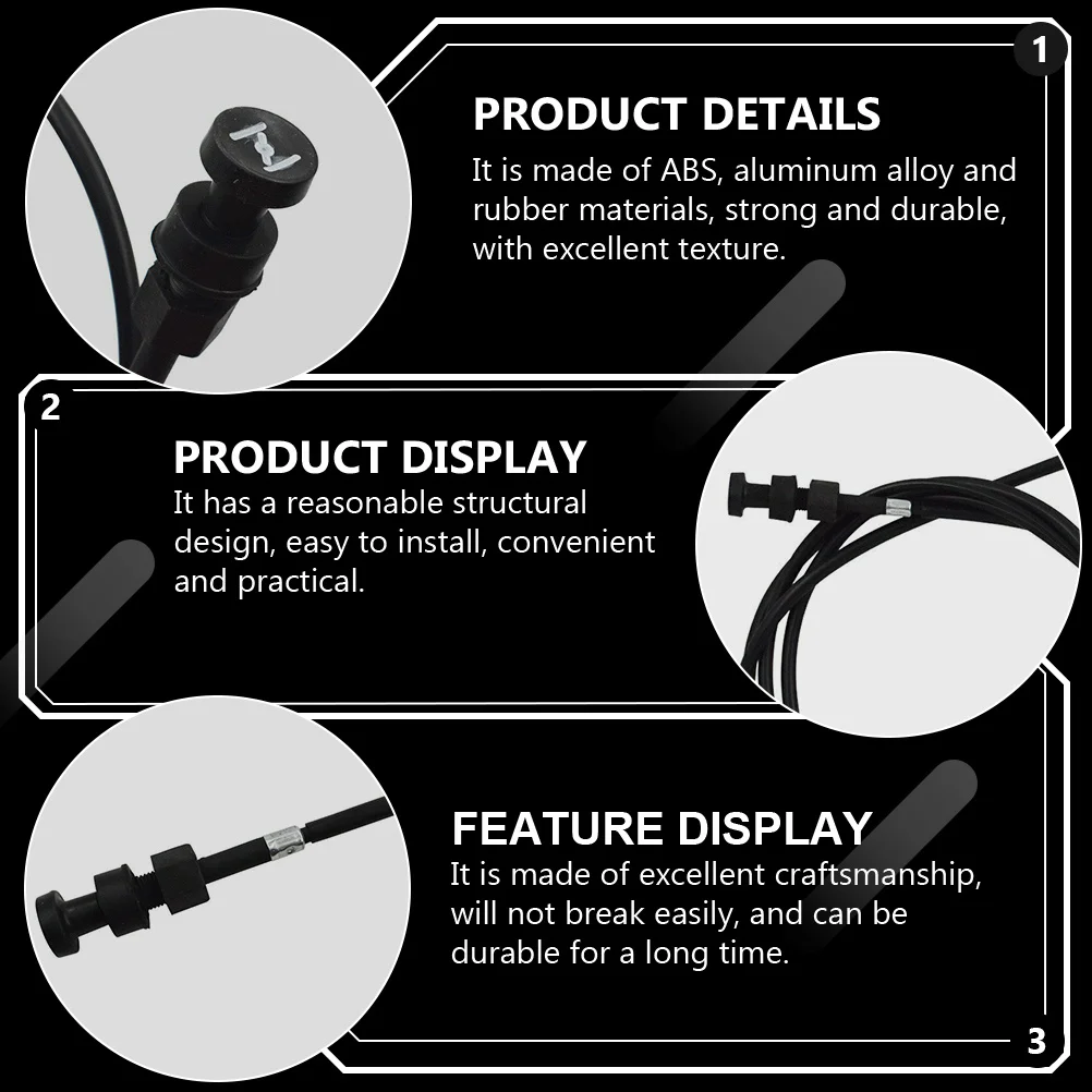 

Replacement For Abs Aluminum Replacement Cables Alloy Rubber Material Starter Choke Start Choke Cable Parts Cable