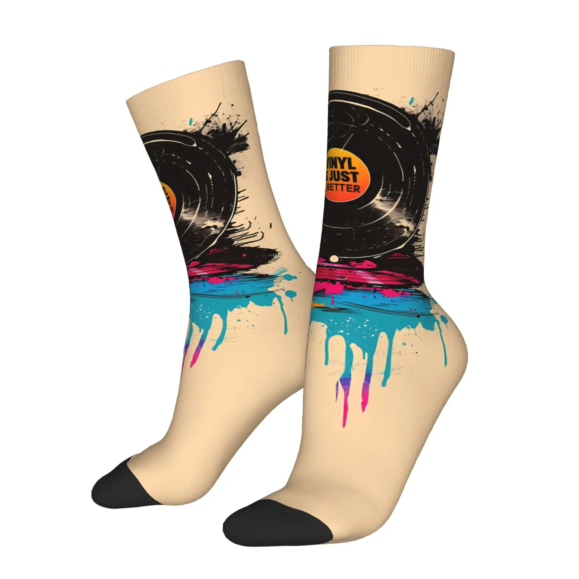 

Музыкальные красочные носки мужские женские осенние чулки полиэстер