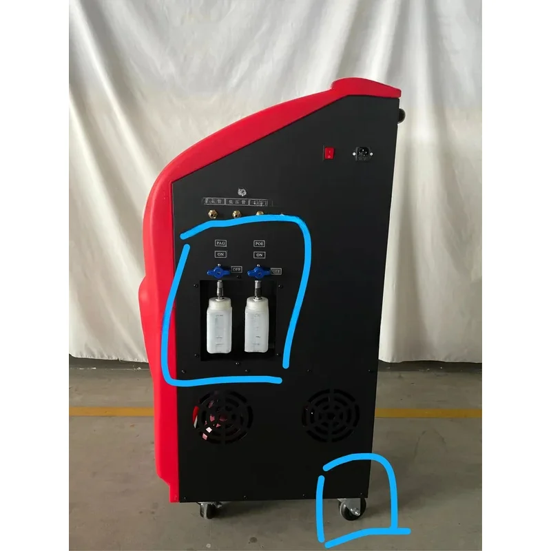 R134A R1234YF Refrigerant Recycle Charge ac Automatic Change Maintenance Machine Regrigerant