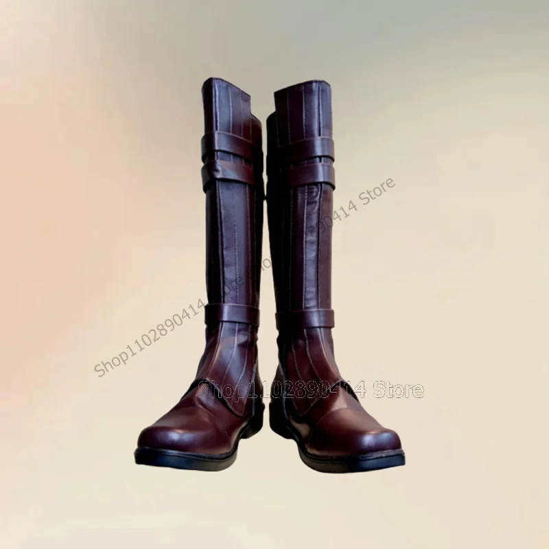 

Burgandy Tassels Leather Strappy Men Boots Fashion Slip On Men Shoes Luxurious Handmade Party Banquet Outdoors Men Dress Shoes
