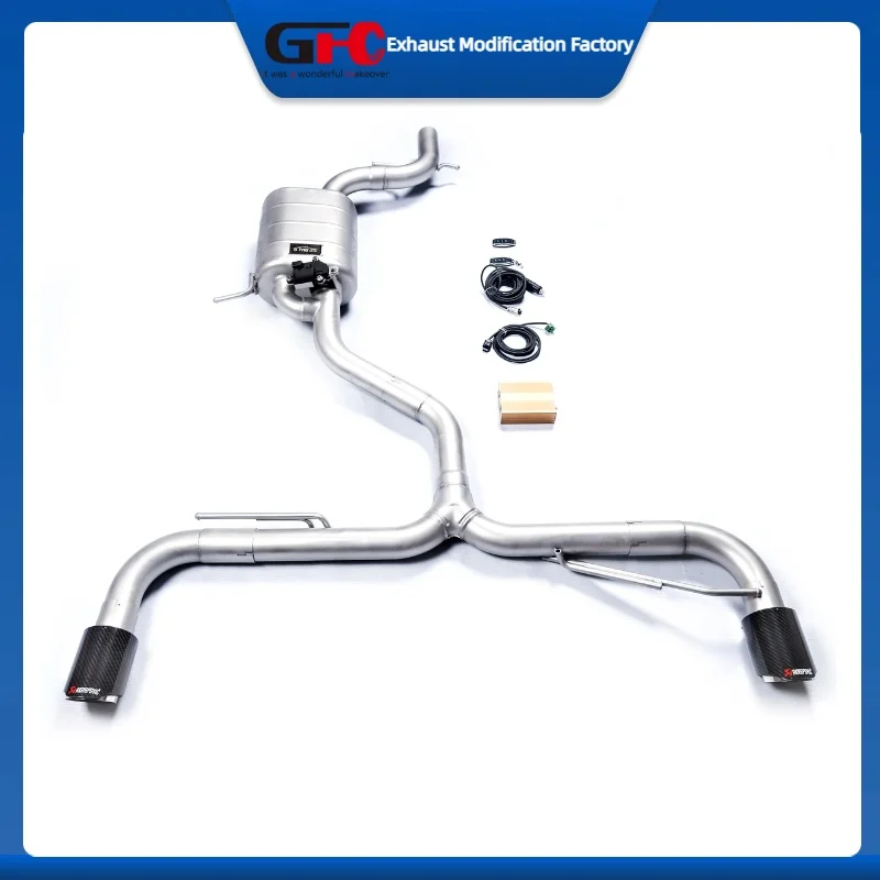 GFC Catback Valvetronic Exhaust Pipe for Golf 5 5GTI 5R, Golf 6 6GTI,Touran,Seat,Beetle,Scirocco MK5 MK6 Exhaust Muffler System