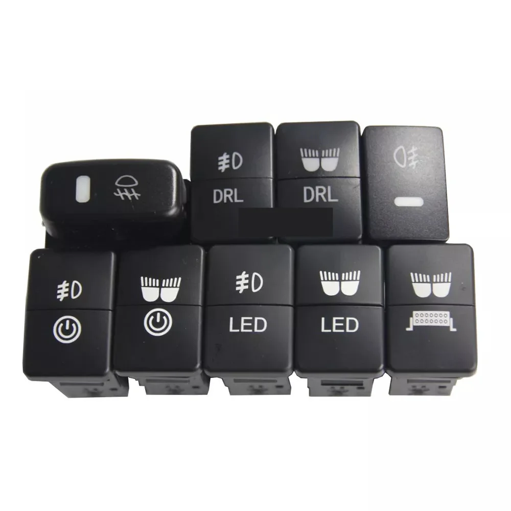 

Fog Lamp Switch For Outlander For ASX RVR Multi Functional 2 Buttons For Mirage Xpander Eclipse Cross All Functional Customize