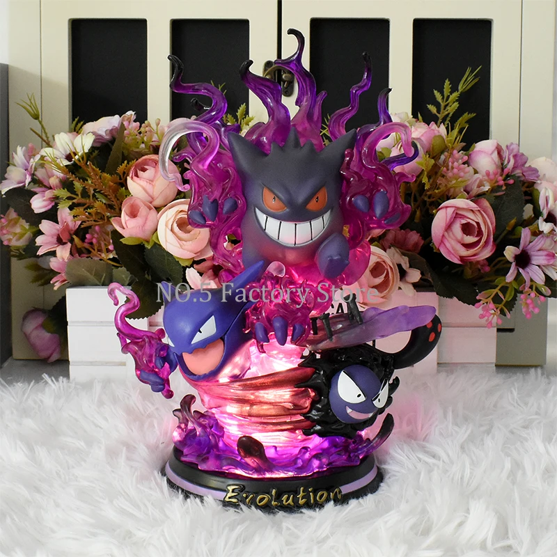 ポケモンゲンガーアニメフィギュア特殊効果かわいいゲンガー 3