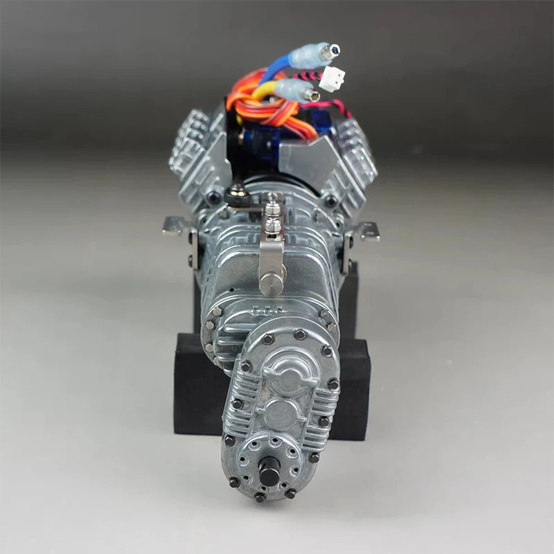 Motor 27T/35T Gearbox Model Suitable for 1/14 Scale Tamiya RC Tow Truck Mud Truck Model Three-Speed Metal Gearbox Upgrade Kit