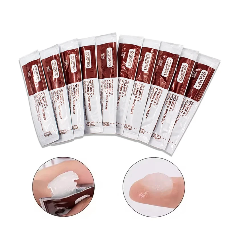 Fougera Vitamin A and D Tattoo Eyebrow Lip Repair Aftercare Anti Scar Healing Gel Cream Permanent Makeup PMU supplies