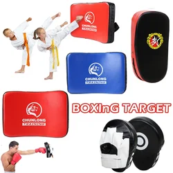 Fitness Taekwondo Kick Pad Punching Bag Boxing Mat Sandbag PU Leather Training Equipment Muay Thai Foot Target Strike Shield