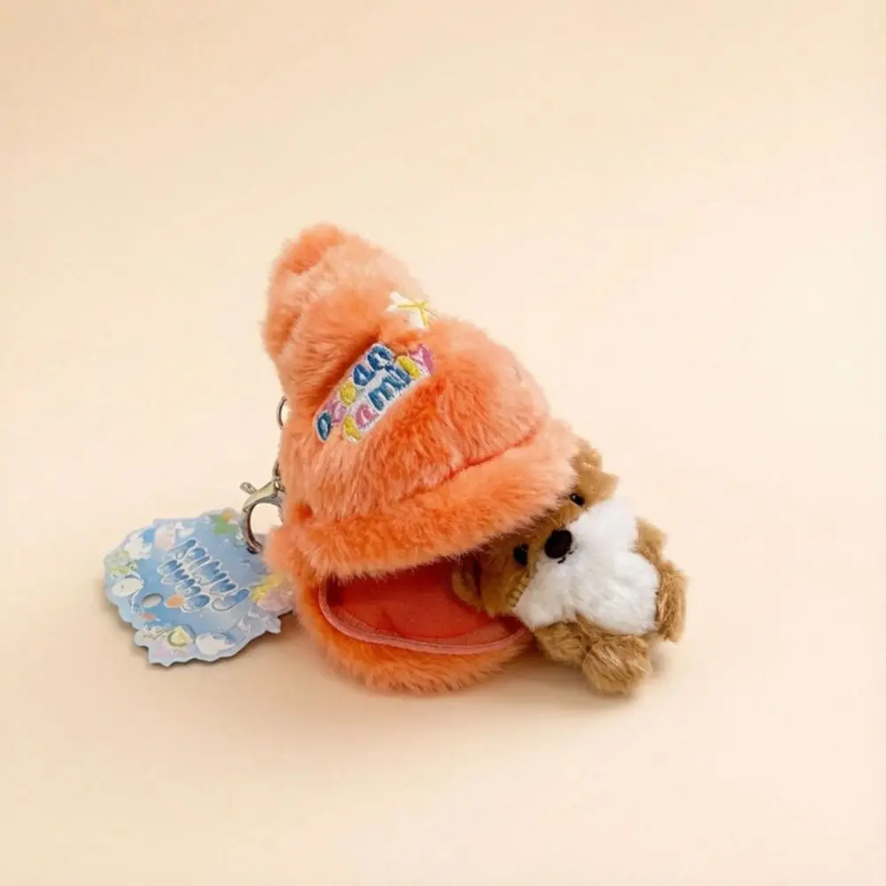 Creative Seashell Cave Ocean Animal Plush Soft Plushie Jellyfish Turtle Keychain Key Holder Kawaii Shark Plush Pendant Backpack