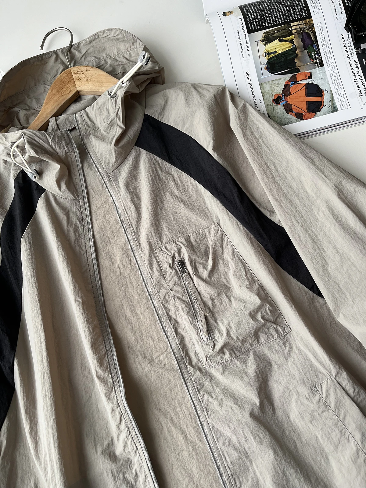 

Outdoor Men's Lightweight Breathable Summer Hat Jaet Color Blo Loose Fit Sun Protection Clothing Long Sve Youth Faion