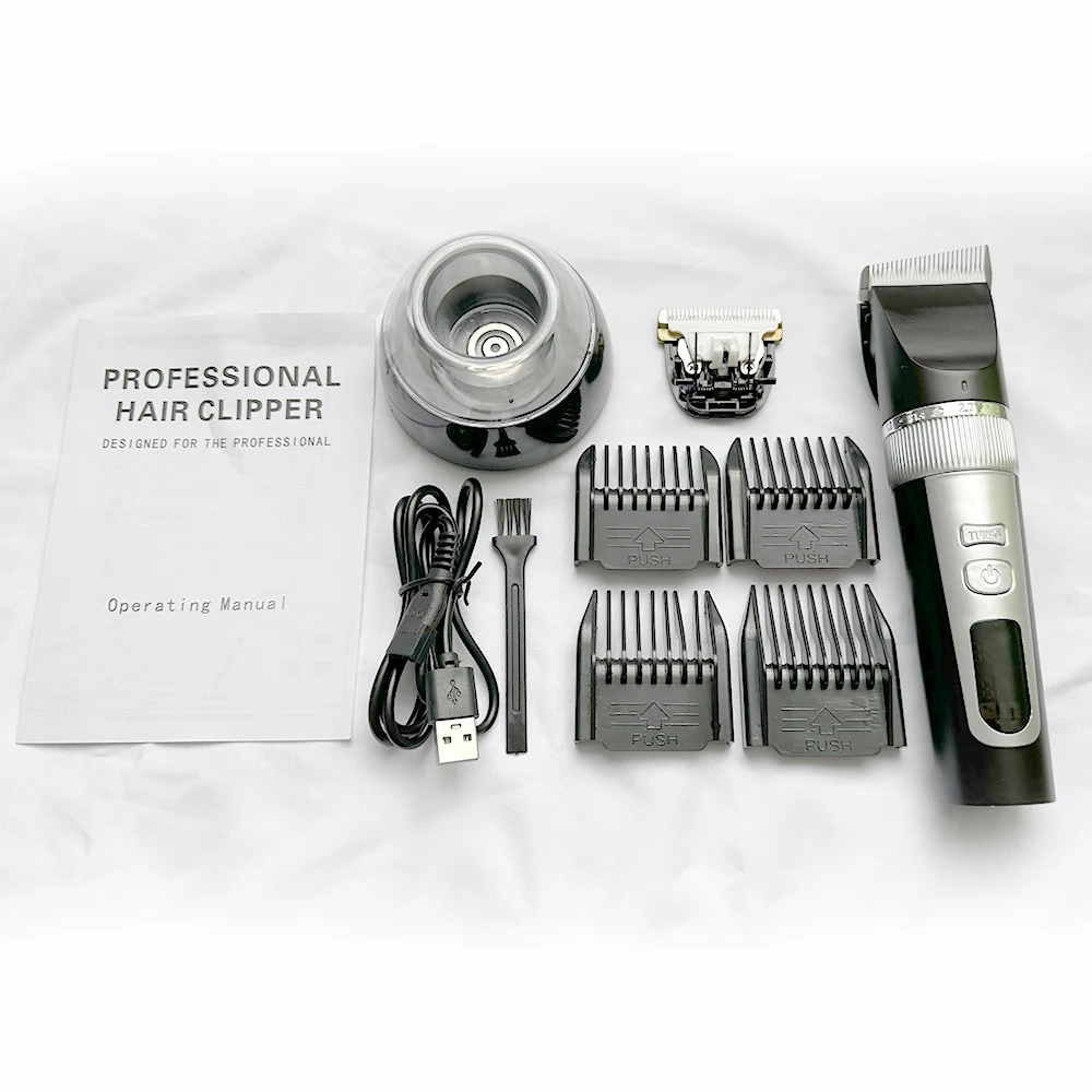 Fade Hair Clippers Professional for Men Beard Trimmer Cutting Machine oblique angle Blade Cordless Rechargeable Men's Shaver