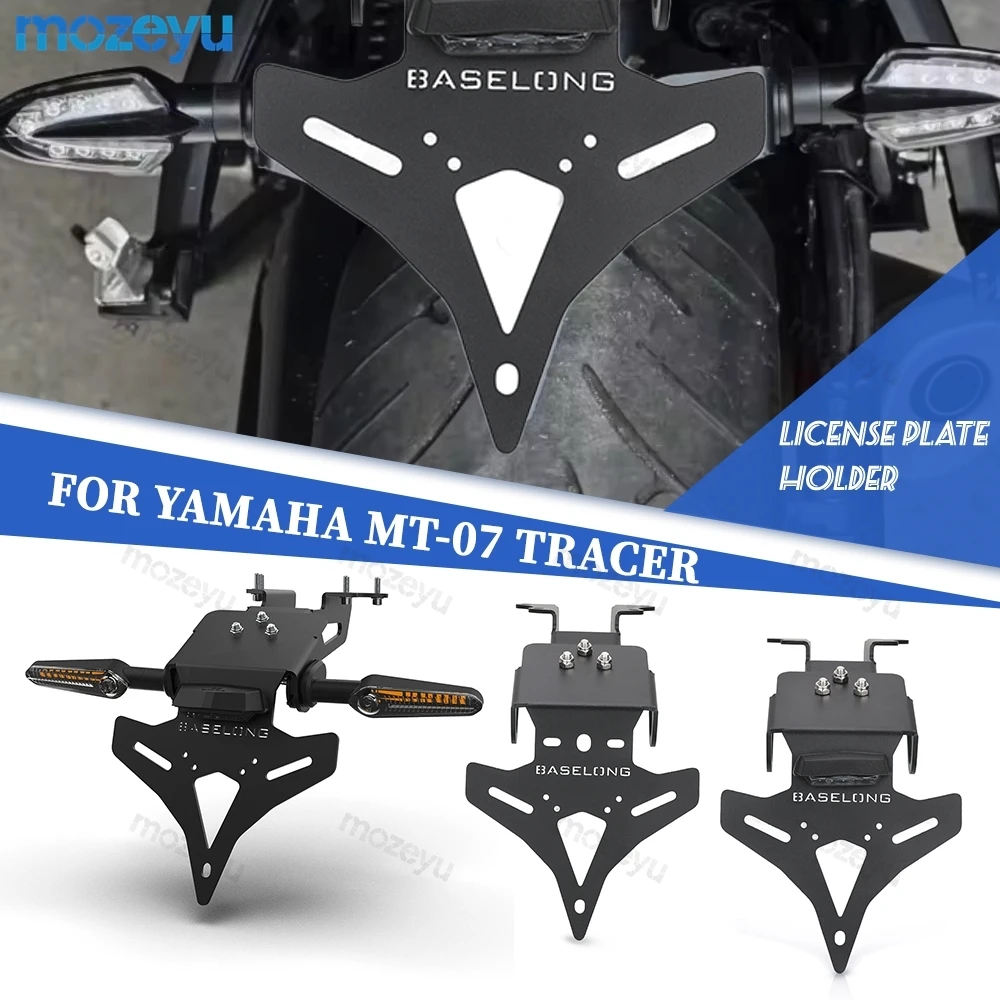 

Tracer 9 GT License Plate Holder For YAMAHA MT09 MT07 TRACER 900 700 GT 7GT 9GT 2025 2024 Motorcycle Tail Tidy Fender Eliminator
